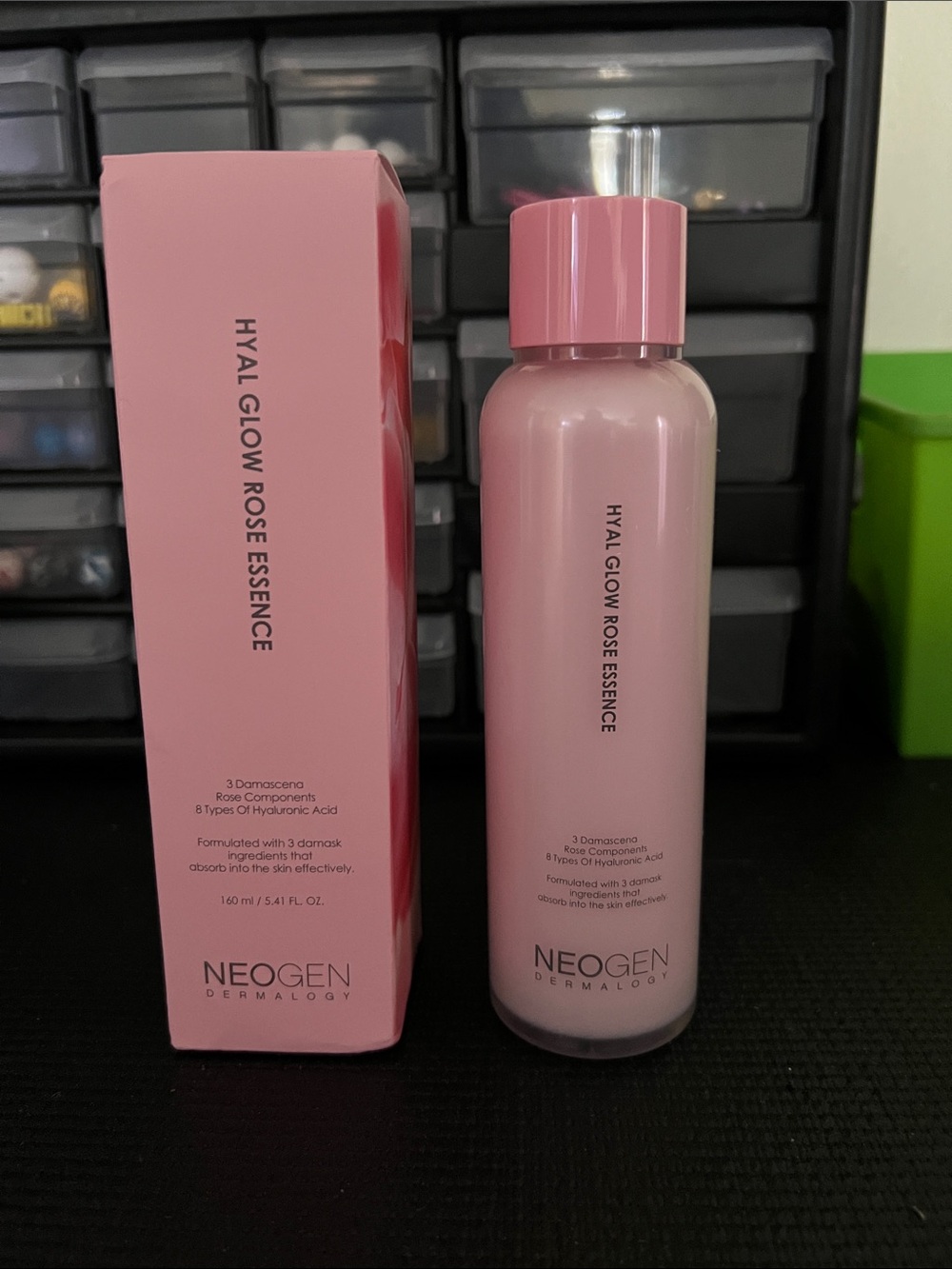NEOGEN Hyal Glow Rose Essence Toner - Pink Hydrating Facial Toner